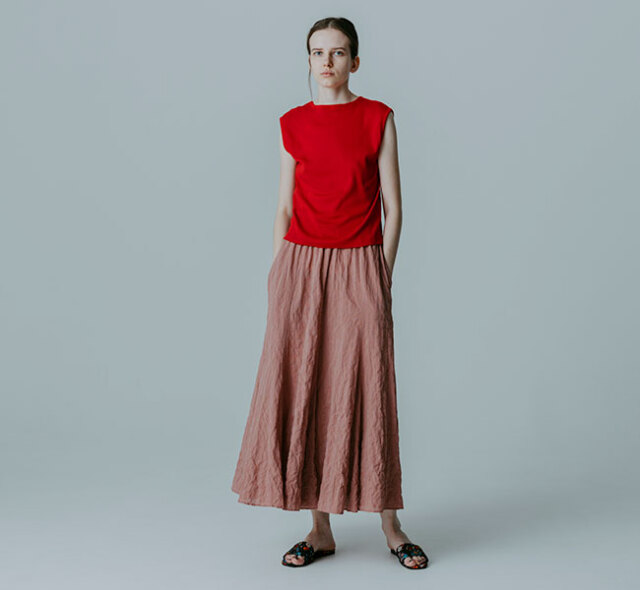 MEYAME メヤメ MEY-2416 ギンガムチェック プリーツフレアスカート GINGHAM CHECK PLEATED FLARE SKIRT