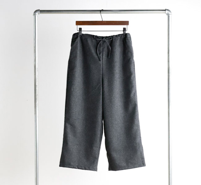 mizuiro ind ミズイロインド 4-260059 ウールブレンドイージーパンツ