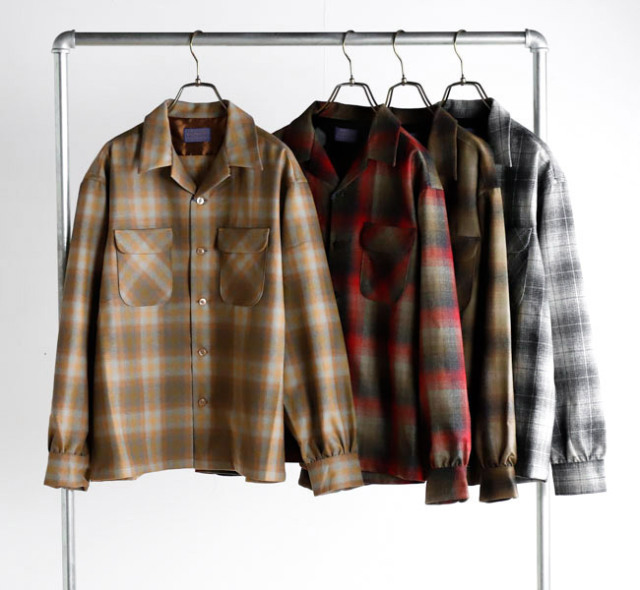 PENDLETON ペンドルトン 6575-6000 尾州産ウール オープンカラーシャツ