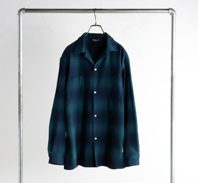WAIPER×TOWN CRAFT オンブレ ループカラーシャツ　L 楽天市場】WAIPER×TOWN CRAFT TC25S005WP 60's OMBRE LOOP