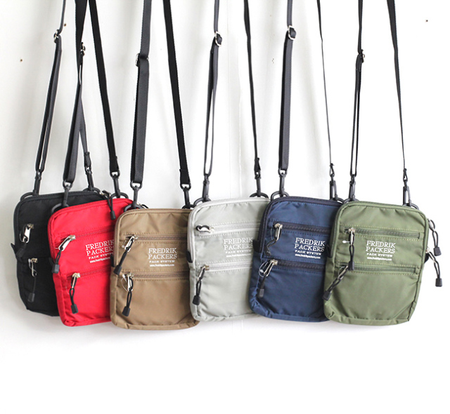 Fredrik Packers フレドリックパッカーズ 4d パッククロスプラットショルダーバッグ M