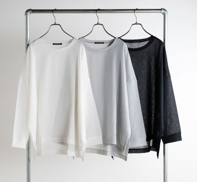 mizuiro ind ミズイロインド 1-210070 ワッシャーボイルワイドプルオーバー