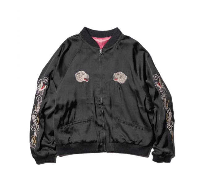 THRIFTY LOOK スリフティールック TL25F00200 スーベニアジャケット サテン SOUVENIR GREENLAND BLOUSON -SATIN-