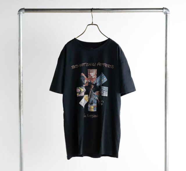 THRIFTY LOOK スリフティールック THRIFTY "RED HOT CHILI PEPPERS" TEE レッド・ホット・チリ・ペッパーズ Tシャツ TL22S02500 BLACK 2