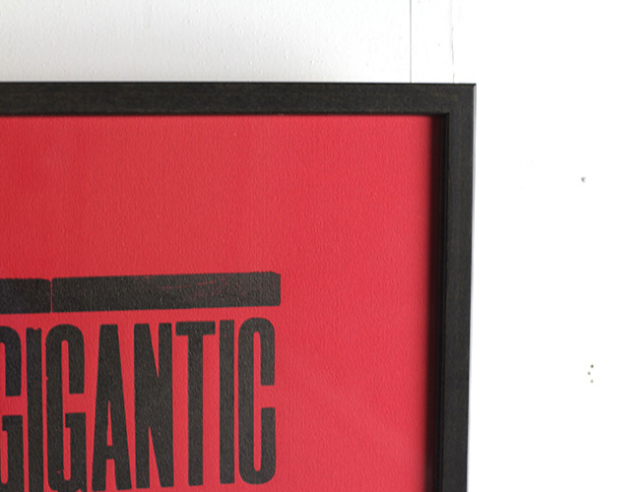 A TWO PIPE PROBLEM LETTERPRESS THE GIGANTIC GENTLEMAN Lサイズ