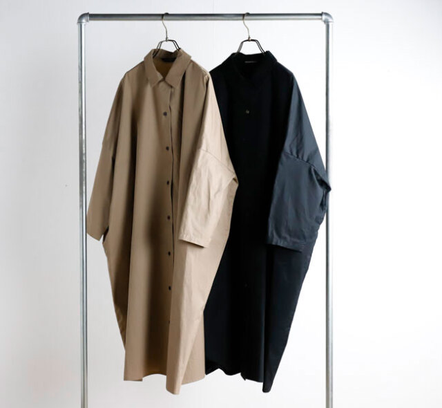 mizuiro ind ミズイロインド 1-250084 ワイドシャツワンピース