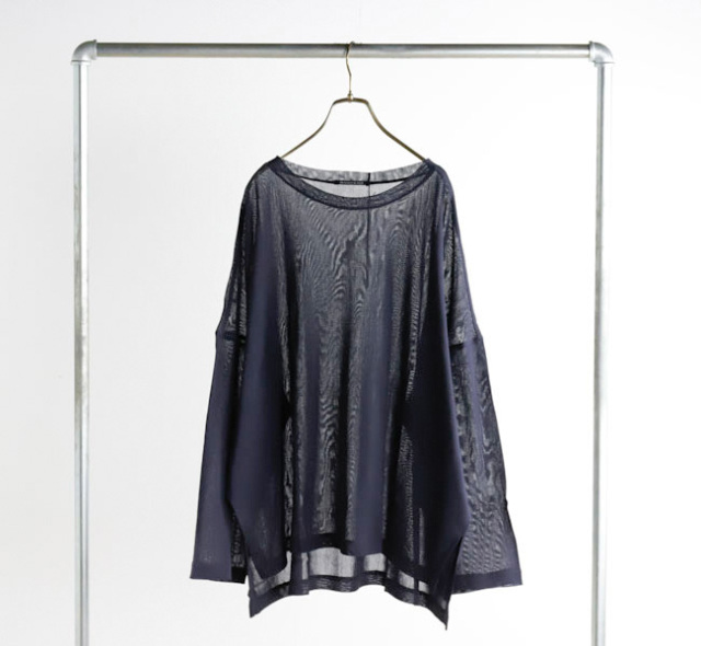 mizuiro ind / ミズイロインド mizuiro ind メッシュロングスリーブワイドT mizuiro ind（ミズイロインド） メッシュ ロング スリーブ