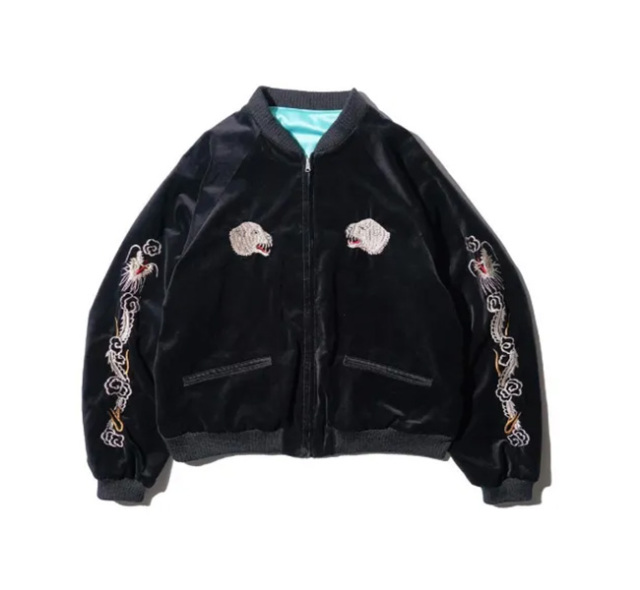 THRIFTY LOOK スリフティールック TL25F002VR スーベニアジャケット ベロア SOUVENIR GREENLAND BLOUSON -VELOUR-