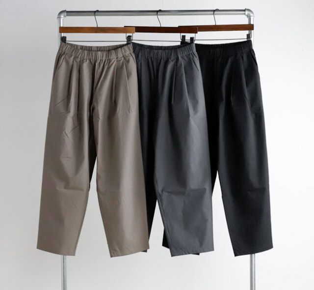 evam eva エヴァムエヴァ E263T030 コットンボリュームパンツ cotton volume pants