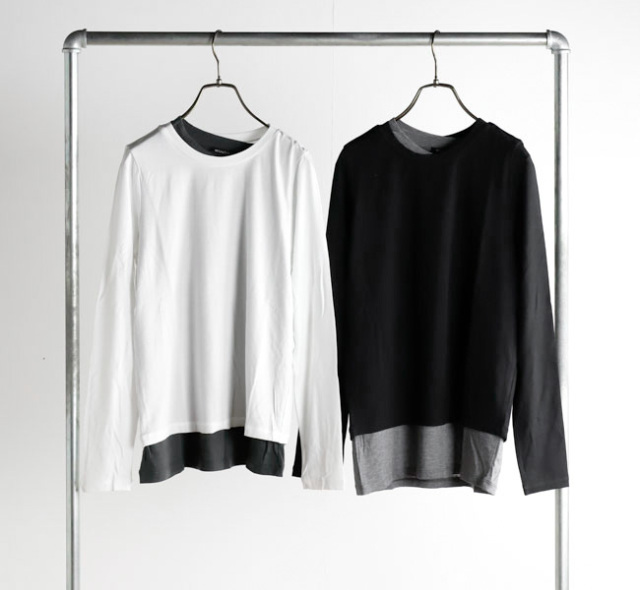 mizuiro ind ミズイロインド 4-210036 レイヤードTシャツ