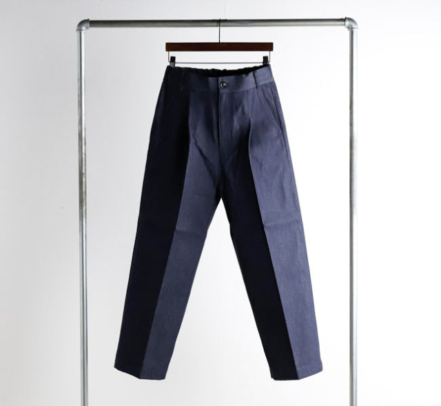 Audience オーディエンス AUD3649 「備後」11oz セルヴィッチ 赤耳デニム 1タック ワイド バレル イージーパンツ