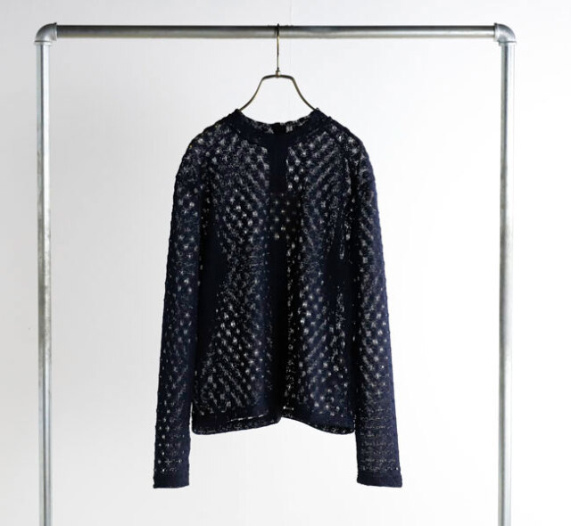 MEYAME メヤメ FRONT & BACK LACE PULLOVER フロント＆バック