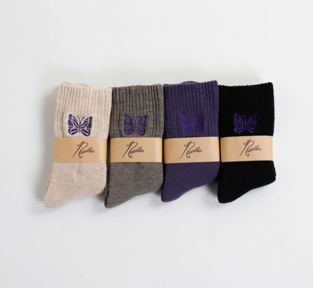 NEEDLES ニードルズ Rib Socks - Merino Wool ソックス RW061