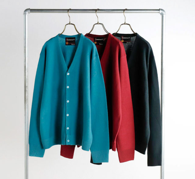 TOWN CRAFT タウンクラフト S 60S CARDIGAN アクリルカーディガン TC25S00400