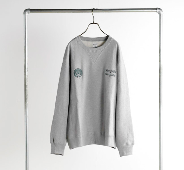 SOUTH2 WEST8 サウスツーウエストエイト Emb. Crew Neck Sweat Shirt - Cotton French Terry クルーネックスウェット RW647