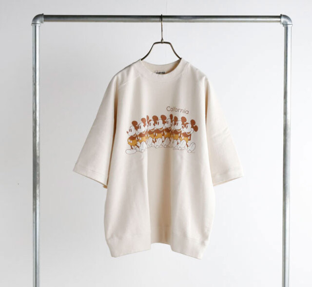 JACKSON MATISSE for UNDYED ジャクソンマティス×アンダイド 26S356 ミッキー半袖スウェット MICKYE-SW
