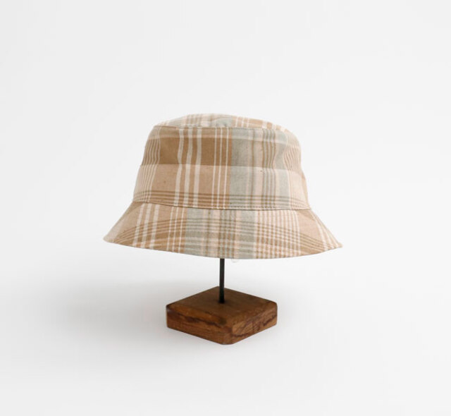 SALE40%OFFUNDYED STANDARD アンダイドスタンダード MADRAS CHECK HAT マドラスチェック ハット UNS25SHT017