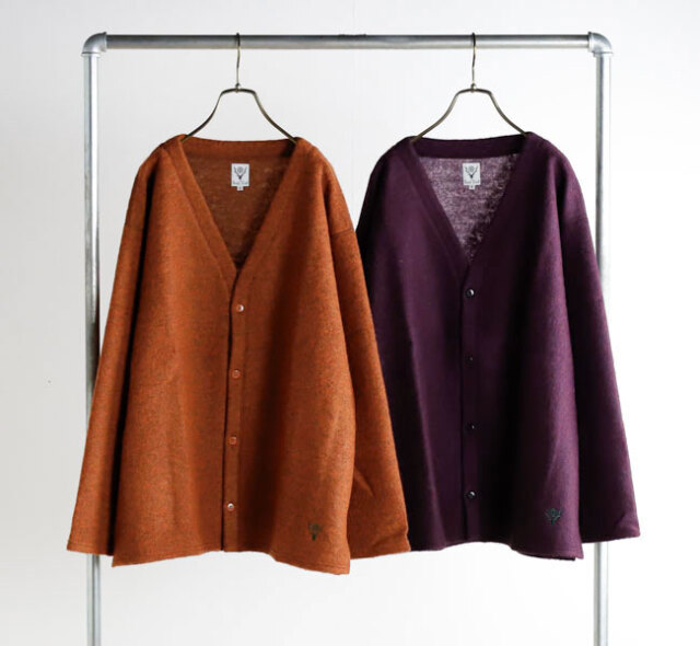 SOUTH2 WEST8 サウスツーウエストエイト S.S. V Neck Cardigan - Boiled Jersey　Vネックカーディガン RW644