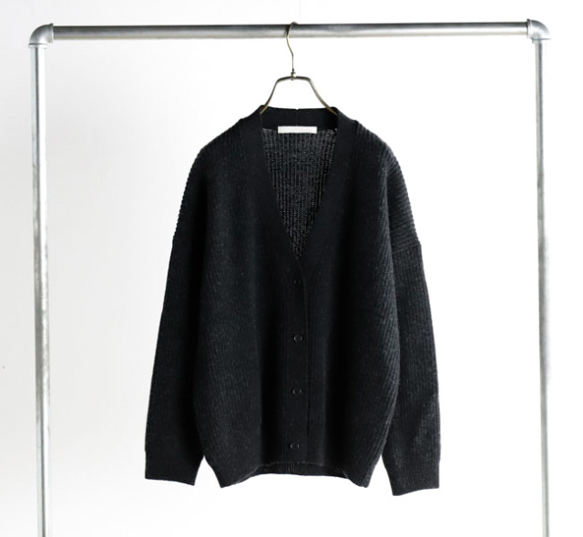 【新品タグ付】evam eva エヴァムエヴァ ウールニット 着流しカーディガン evam eva（エヴァムエヴァ） evam eva wool fox short robe ニット