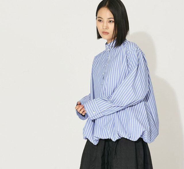 SALE30%OFF MIDIUMISOLID ミディウミソリッド バルーンシャツプルオーバー 1-132190
