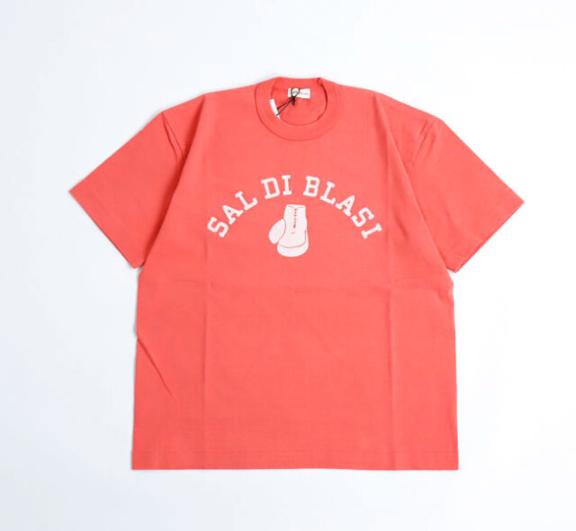 SALE 40%OFFA.G.SPALDING＆BROS　A.G.スポルディング＆ブロス SPL-AGS-261006  フロッキープリントTシャツ ARCHIVE GRAPHIC TEE "SAL DI BLASI"