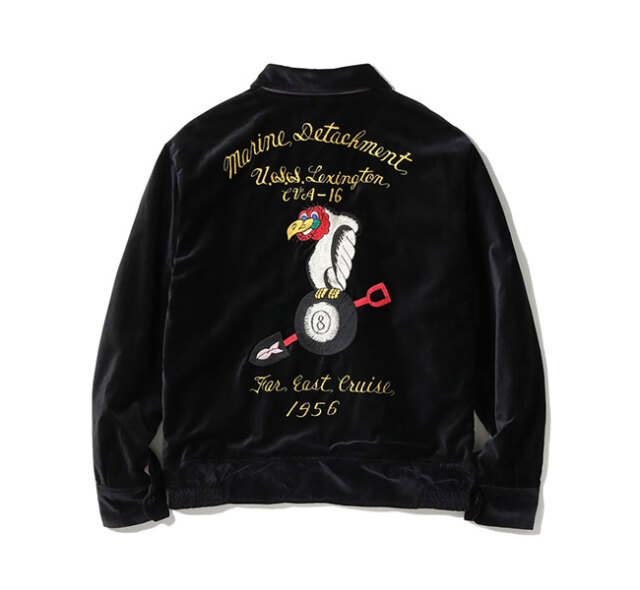 BUZZ RICKSON'S バズリクソンズ BR15917 SOUVENIR JACKET BUZZ RICKSON'S × KOSHO & CO. SPECIAL EDITION U.S.S. LEXINGTON CVA-16 スーベニアジャケット