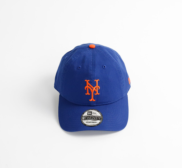 NEW ERA ニューエラ 9TWENTY クロスストラップ ウォッシュドコットン ニューヨーク・メッツ ライトロイヤル × オレンジエイド  14525123