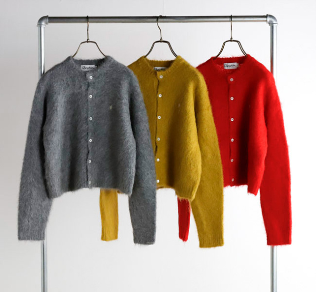 Gymphlex ジムフレックス GY-D0098 クルーネックショートカーディガン CREW NECK SHORT CARDIGAN