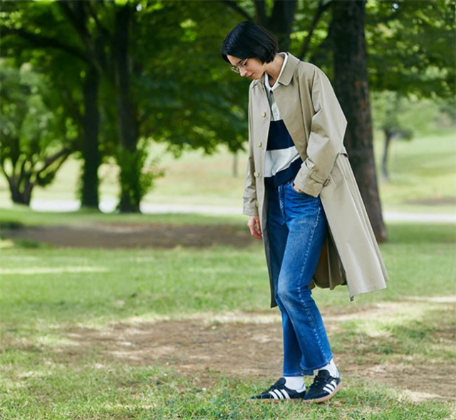 SALE40%OFFGymphlex ジムフレックス BALMACAAN COAT ベルテッドバルマカーンコートGY-A0677 SYR