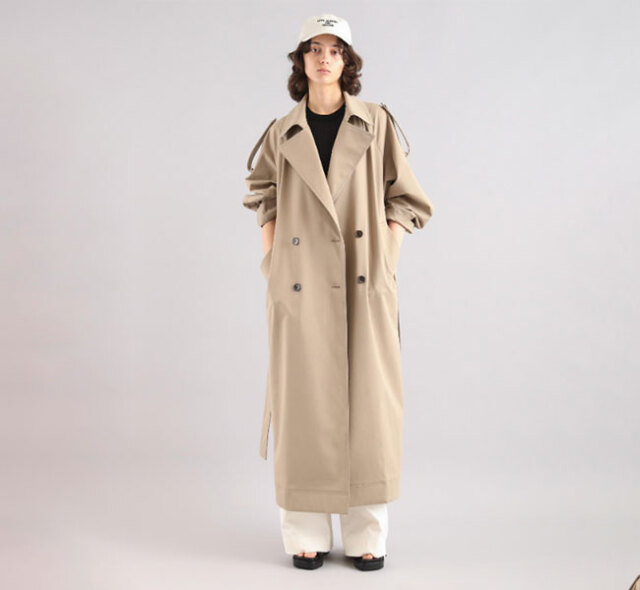 SALE40%OFFSACRA サクラ SUPERIOR COTTON TWILL COAT トレンチコート 125100011