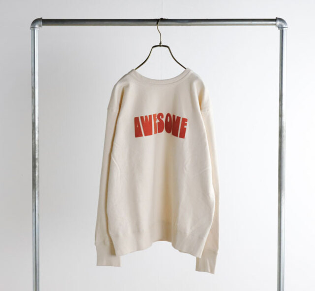 Mixta ミクスタ AWESOME CREW NECK SWEAT SET IN クルーネック