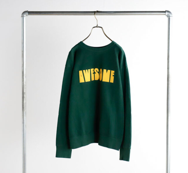 Mixta ミクスタ AWESOME CREW NECK SWEAT SET IN クルーネック