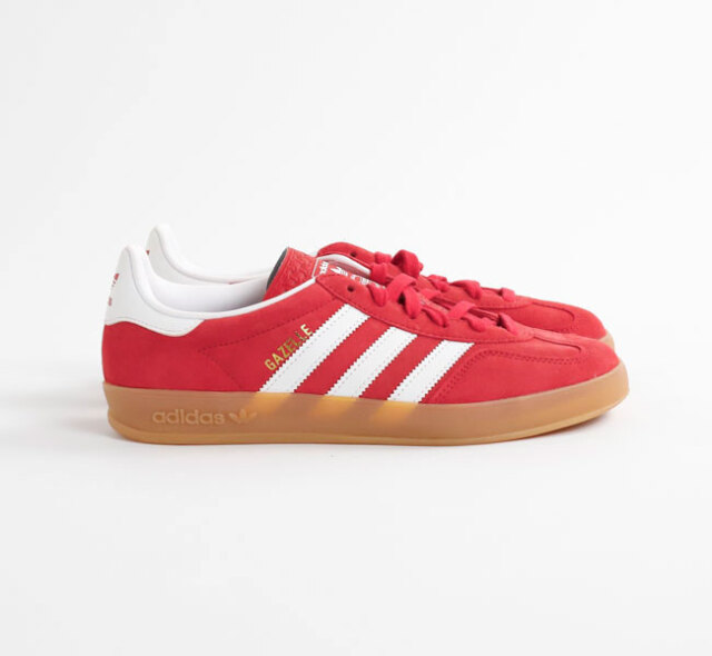 adidas Originals アディダス オリジナルス Gazelle Indoor ガゼル インドア  JI2063 Better Scarlet・Cloud White・Gum