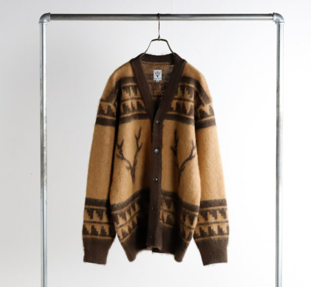 美品✨ South2 West8 Mohair Cardigan Mサイズ South2 West8 Purple Mohair Cardigan South2 West8