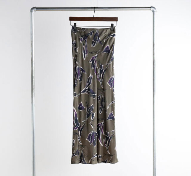 SALE 40%OFF SACRA サクラ 125519123 AUTUMN FLORA SKIRT ナローラインスカート