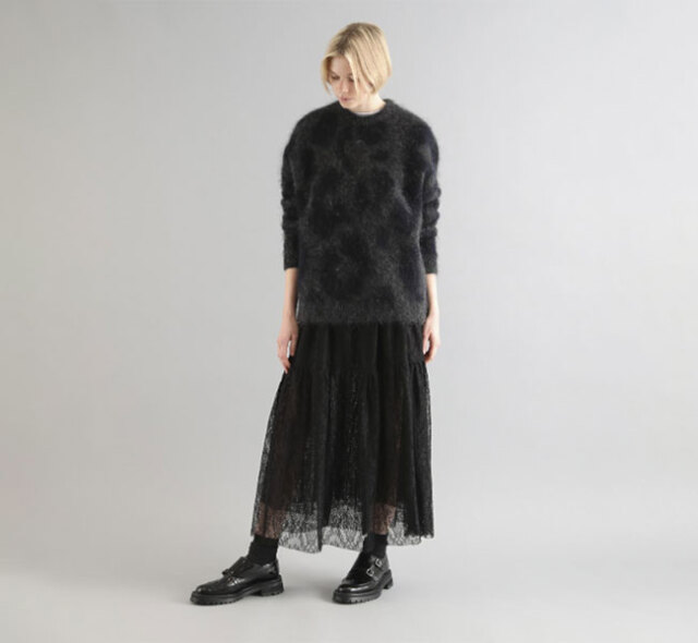 SALE40%OFF SACRA サクラ CHANTILLY LACE SKIRT シャンティ レーススカート 124524121