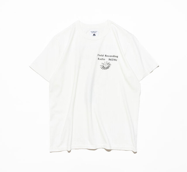 TACOMA FUJI RECORDS タコマフジレコード FIELD RECORDING RADIO Tee designed by Noriteru Minezaki Tシャツ ホワイト