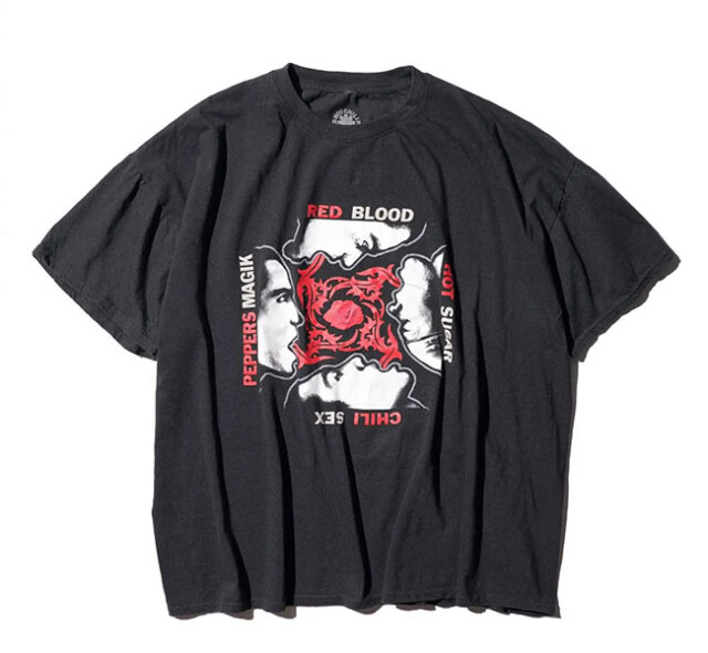 THRIFTY LOOK スリフティールック　 TL22S02500 BLACK 3 THRIFTY "RED HOT CHILI PEPPERS" TEE レッド・ホット・チリ・ペッパーズ Tシャツ
