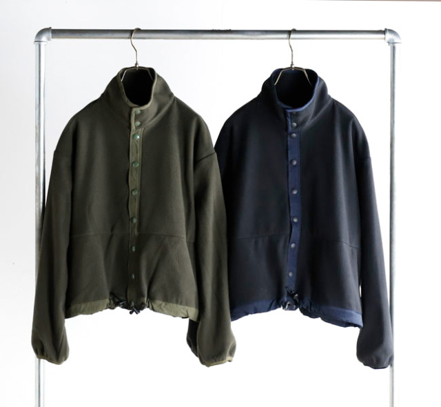 MEYAME メヤメ MEY-2227 フリース ショートジャケット FLEECE SNAP SHORT JACKET