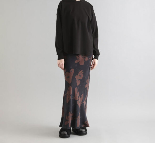 SACRA サクラ MODERN FLOWER SKIRT モダンフラワースカート 124513123 