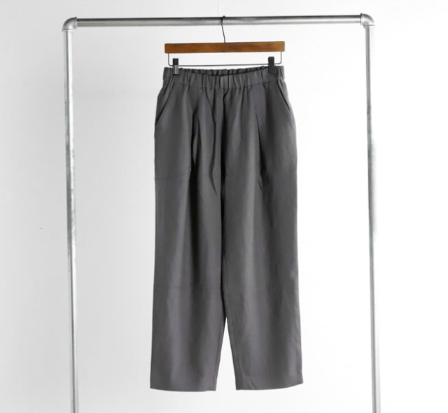 evam eva エヴァムエヴァ E253T156 ウール ワイドパンツ wool wide pants