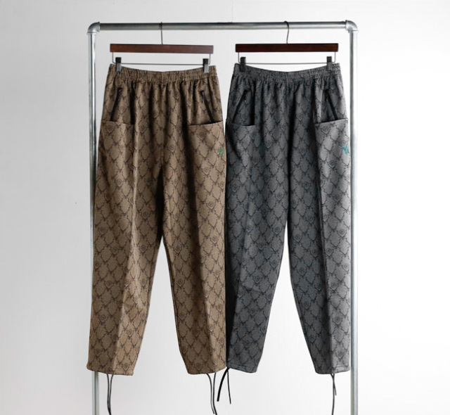 SOUTH2 WEST8 サウスツーウエストエイト String C.S Pnt-Poly Jq./Skull&Target センターシームパンツ RW633