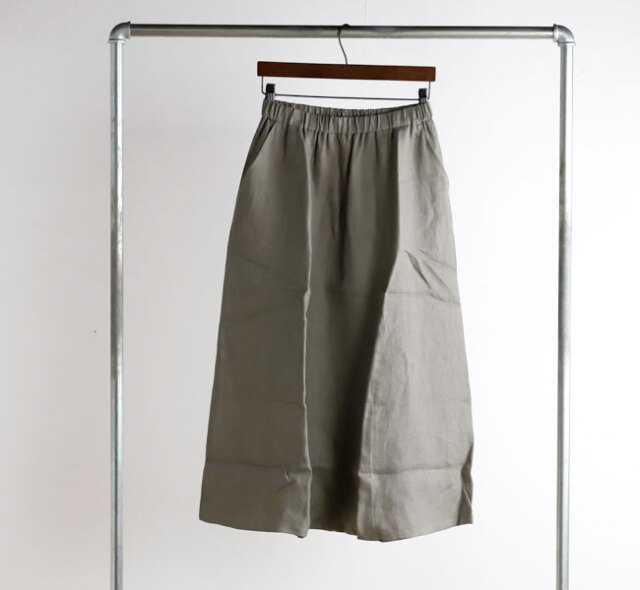 evam eva エヴァムエヴァ E261T233 リネンサルエルパンツ linen
