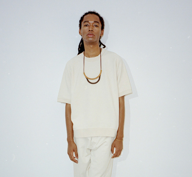 SALE30%OFF // UNDYED STANDARD アンダイドスタンダード URAKE S/S SWEAT (Pt) 裏毛ショートスリーブスウェットプルオーバー プリント USN24SST057A SALE30%OFF // UNDYED STANDARD アンダイドスタンダード URAKE S