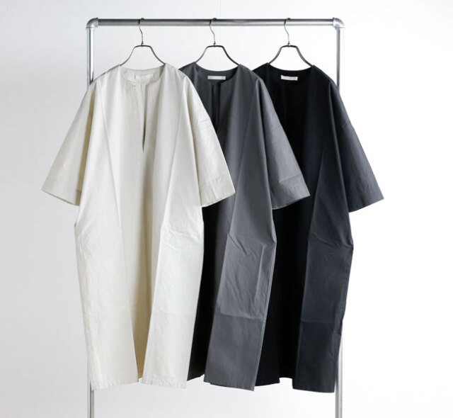evam eva エヴァムエヴァ E261T128 コットンワンピース cotton one-piece