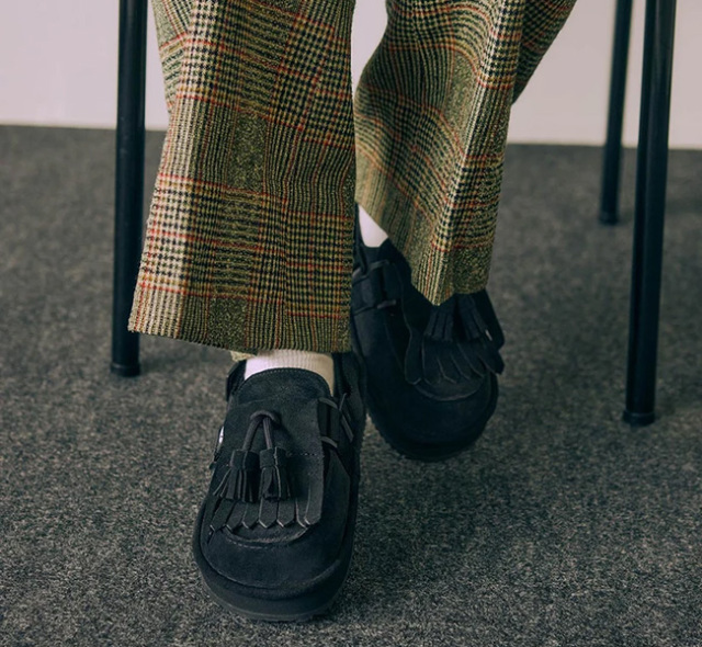 SHAKA シャカ SK-296 ミュールサンダル MOC MULE TASSEL SUEDE