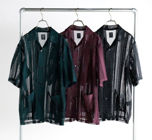 SOUTH2 WEST8 サウスツーウエストエイト Cabana Shirt - Poly Lace Jq. レース カバナシャツ SX674