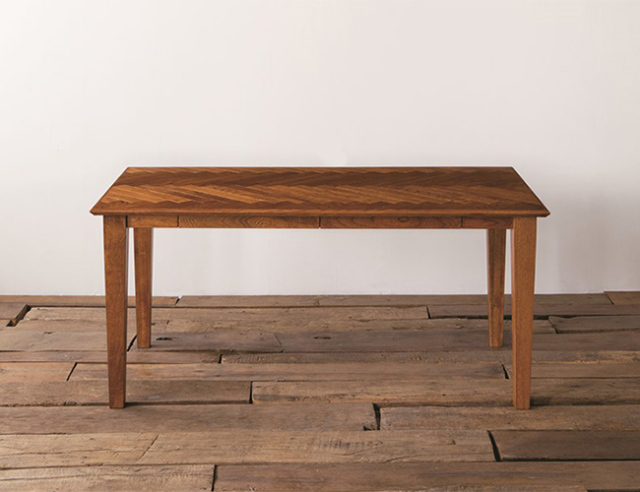 ACME FURNITURE アクメファニチャー WARNER DINING TABLE HERRINGBONE　ワーナーダイニングテーブル　ヘリンボーン　3月中旬入荷予約