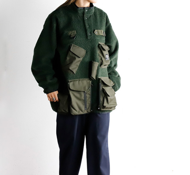 ○日本正規品○ south2west8 テンカラトラウトプルオーバー カーキM