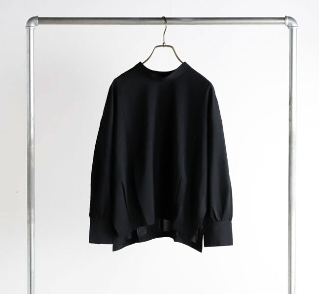 evam eva エヴァムエヴァ E263T073 ウールタックプルオーバー wool tuck pullover